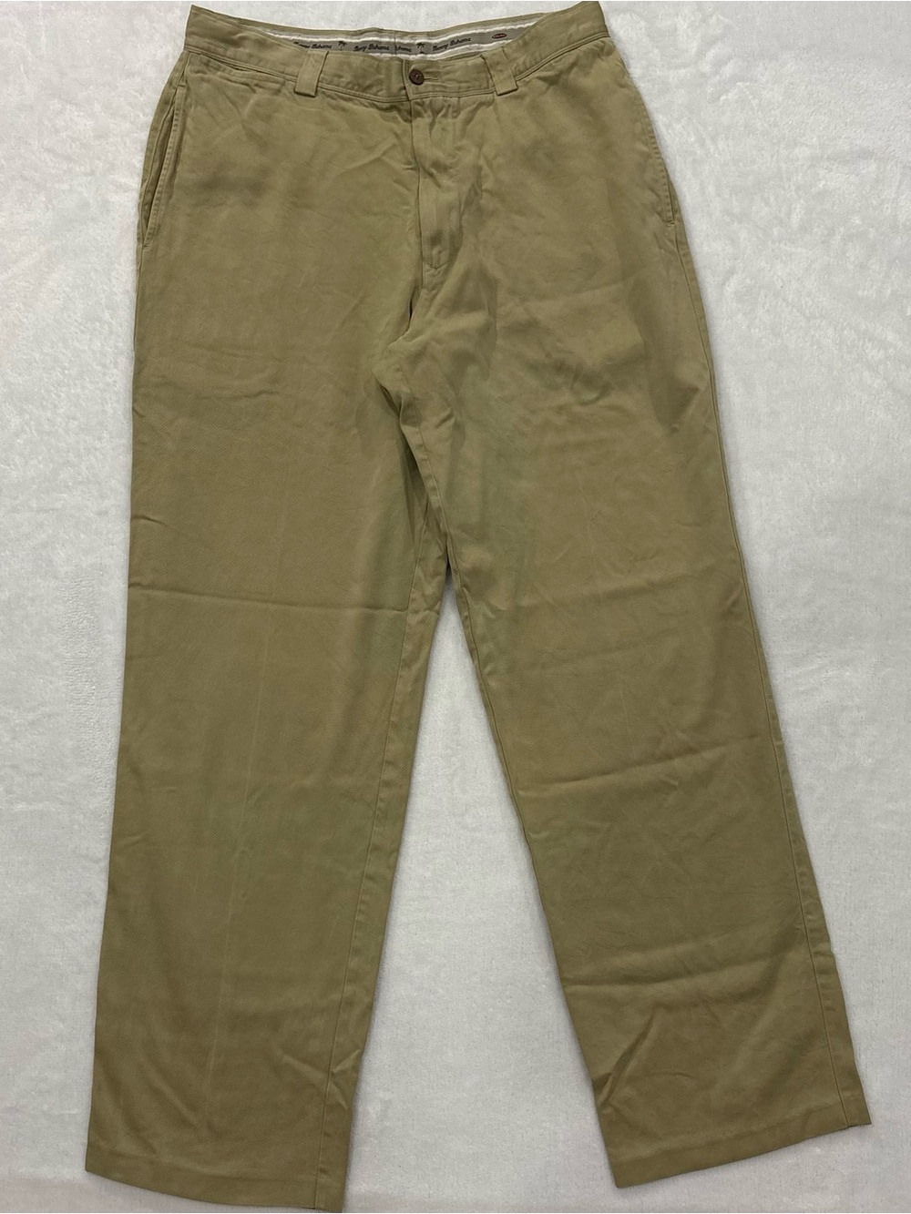 Tommy Bahama Khaki Beige Silk Pants Slacks Men’s Size 35